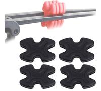 ZFFOZZ 4 Smorzatori di Archi Multifunzionali, Smorzatori di Flettenti per Arco Compound e Balestra, Stabilizzatore di Flettenti Divisi per Tiro con L'Arco, Silenziatore per Arco(Black)