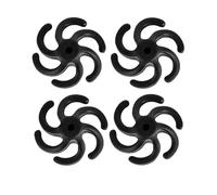 ZFFOZZ 4 Stabilizzatori per Corda D'arco in Gomma per Archi Compound, Ammortizzatori per Tiro con L'Arco, Accessori per Ridurre Le Vibrazioni della Corda dell'Arco(Black)