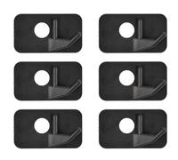 ZFFOZZ 6PCS Supporto Freccia Plastico Nero per Arco Ricurvo con Adesivo per Caccia Tiro al Bersaglio Mano Destra o Sinistra(L)