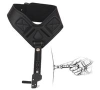 ZFFOZZ Aiuto per Il Rilascio a Gancetto con Laccetto, Design a Calibro per Archi Compound, Accessorio per Tiro con L'Arco da Esterno e Caccia(Black)
