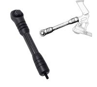 ZFFOZZ Barra Bilanciatrice Stabilizzatrice da 6 Pollici, Costruzione in Carbonio 3K per Archi Compound, Accessorio Leggero per Tiro con L'Arco con Design Antiurto(Black)