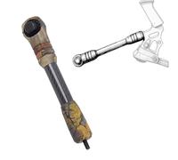 ZFFOZZ Barra Bilanciatrice Stabilizzatrice da 6 Pollici, Costruzione in Carbonio 3K per Archi Compound, Accessorio Leggero per Tiro con L'Arco con Design Antiurto(Brown)