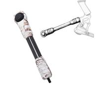 ZFFOZZ Barra Bilanciatrice Stabilizzatrice da 6 Pollici, Costruzione in Carbonio 3K per Archi Compound, Accessorio Leggero per Tiro con L'Arco con Design Antiurto(White)
