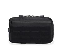 ZFFOZZ Borsa Tattica Molle Admin, Borsa Portautensili EDC per Gilet Marsupio Borsa Tattica per Attrezzi Utilitari(Black)