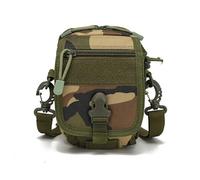 ZFFOZZ Borsa Tattica MOLLE Per Telefono, Piccola Borsa Militare da Cintura, Tracolla Piccola Borsa a Tracolla In Tela Zaino da Caccia All'aperto(Jungle cp)
