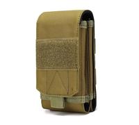 ZFFOZZ Fondina Tattica per Telefono, Grande Marsupio da Cintura, Custodia per Il Trasporto Molle Borsa per Accessori Tattici per Telefono Inferiore A 6,5"(Green)