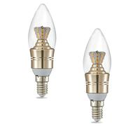 ZFFOZZ Lampadina a Candela LED da 2 Pezzi, Non Dimmerabile, 5W/8W/10W, Luce Bianca Calda Neutra 3000K/6000K/4000K, la Scelta Migliore per L'illuminazione di Interni(E14-5W,Warm)