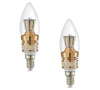 ZFFOZZ Lampadina a Candela LED da 2 Pezzi, Non Dimmerabile, 5W/8W/10W, Luce Bianca Calda Neutra 3000K/6000K/4000K, la Scelta Migliore per L'illuminazione di Interni(E14-8W,Neutral)