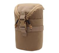 ZFFOZZ Marsupio Tattico Compatto Molle, Per Gilet, Marsupio Per Piccoli Utensili Organizzazione Modulare Orizzontale(Brown)
