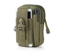 ZFFOZZ Marsupio Tattico Molle, Marsupio Universale EDC Marsupi da Cintura Impermeabili per Esterni Tasca per Gadget per Telefono e Penna(Green)