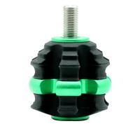 ZFFOZZ Palla Stabilizzatrice per Arco Impilabile - Riduttore di Urto, Barra di Bilanciamento, Smorzatore di Vibrazione e Silenziatore per Caccia con Arco Recurve e Compound(Green)