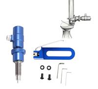 ZFFOZZ Poggiafreccia Magnetico in Metallo con Cuscinetto Laterale, Set di Tiro con L'Arco Regolabile per Archi Ricurvi, Lavorato a CNC per Un Tiro Stabile(Blue)