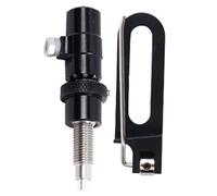 ZFFOZZ Poggiafreccia Magnetico Posteriore e Set di Cuscinetti Laterali, Accessorio per Tiro con L'Arco in Lega di Alluminio CNC per Archi Ricurvi, Regolabile per la Precisione(Black)