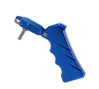 ZFFOZZ Rilascio a Impugnatura 4 Dita per Archi, Accessorio per Tiro con L'Arco a Doppio Uso con Mascelle a Chiusura Automatica, Aiuto al Rilascio Regolabile per Caccia e Tiro al Bersaglio(Blue)
