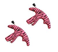 ZFFOZZ Rilascio dell'Arco con Il Pollice, Impugnatura a Pinza con Grilletto a 3 Dita per Arco Compound, Strumento di Rilascio dell'Arco Ricurvo(Pink)