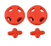 ZFFOZZ Set da 2 Pezzi di Stabilizzatori per Arco da Tiro con L'Arco, Ammortizzatori per Flettenti, Silenziatori per Archi Dritti e Ricurvi, per Sport All'aperto(Red)