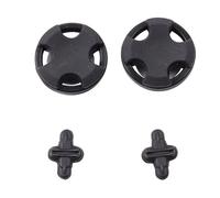 ZFFOZZ Set da 2 Pezzi di Stabilizzatori per Arco da Tiro con L'Arco, Ammortizzatori per Flettenti, Silenziatori per Archi Dritti e Ricurvi, per Sport All'aperto(Black)