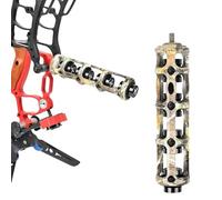 ZFFOZZ Stabilizzatore per Arco Esteso da 8 Pollici, Smorzamento Armonico per Impugnature d’Arco, Accessorio Essenziale Antiurto per Archi Compound(Multi-Colored)