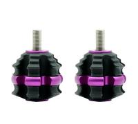 ZFFOZZ Stabilizzatori per Arco da Tiro con L'Arco da 1,5 Pollici, Ammortizzatori per Arco Impilabili, Barra di Bilanciamento, Silenziatori per Arco Ricurvo per Caccia con Arco Composto(Purple)