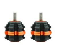 ZFFOZZ Stabilizzatori per Arco da Tiro con L'Arco da 1,5 Pollici, Ammortizzatori per Arco Impilabili, Barra di Bilanciamento, Silenziatori per Arco Ricurvo per Caccia con Arco Composto(Orange)