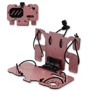 ZFFOZZ Supporto per Telefono Molle Nascosto, Supporto per Attrezzatura Tattica Migliorato con Cinturino Elastico Adatto a Schermi da 4,7"-6,8"(Pink)