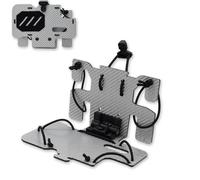 ZFFOZZ Supporto per Telefono Molle Open Edition, Supporto per Attrezzatura Tattica Migliorato con Cinturino Elastico Adatto a Schermi da 4,7"-6,8"(Gray)