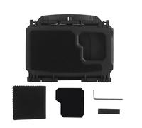 ZFFOZZ Supporto per Telefono, Piastra per Gilet Molle, Supporto per Telefono, Custodia per Attrezzatura da Esterno, sgancio rapido, Schermo Ribaltabile da 4,7" a 6,7"(Black)