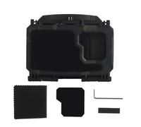 ZFFOZZ Supporto per Telefono, Piastra per Gilet Molle, Supporto per Telefono, Custodia per Attrezzatura da Esterno, sgancio rapido, Schermo Ribaltabile da 4,7" a 6,7"(Bkcp)