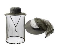 ZffXH Zanzariera Fly Head Net Hat Rete Pesca cap Ape Apicoltura Velo Cappelli per Uomo Donna