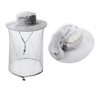 ZffXH Zanzariera Insetto Testa Cappello Rete Pesca cap Ape Apicoltore Velo Cappelli Fly Bug Veil Hood