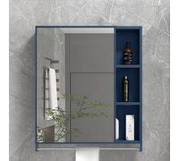 ZFGOJNBH Mobiletto con Specchio per Il Bagno, mobiletto con Specchio Illuminato per Il Bagno, Contenitore diversificato, Impermeabile e Anti-umidità, mobiletto Intelligente per medicinali da Bagno co