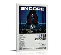 ZFHK Encore - Poster con copertina di album Eminem, decorazione artistica da parete, per camera da letto, 40 x 60 cm, con cornice