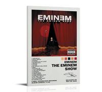 ZFHK Poster con copertina di album di Eminem, decorazione artistica da parete per camera da letto, 30 x 45 cm, stile cornice