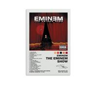 ZFHK Poster con copertina di album di Eminem, decorazione artistica da parete per camera da letto, 40 x 60 cm, senza cornice