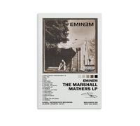 ZFHK Poster con copertina di album di The Marshall Mathers Eminem, decorazione artistica da parete per camera da letto, 40 x 60 cm, senza cornice