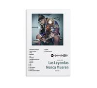 ZFHSFZ Anuel AA Las Leyendas Nunca Mueren - Tela per pittura a olio, decorazione da parete, impermeabile, per bagno, cucina, dormitorio, poster staccabile, nessun residuo, facile da pulire, 50 x 75 cm