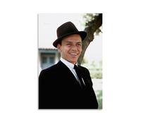 ZFHSFZ Frank Sinatra - Tela per pittura a olio, decorazione da parete, impermeabile, per bagno, cucina, dormitorio, poster staccabile, nessun residuo, facile da pulire, 20 x 30 cm, senza cornice