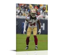 ZFHSFZ Fred Warner, panno per pittura a olio, decorazione da parete, impermeabile, per bagno, cucina, dormitorio, poster staccabile, nessun residuo, facile da pulire, 40 x 60 cm, con cornice