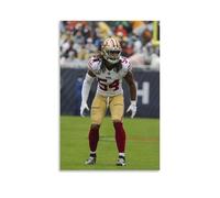 ZFHSFZ Fred Warner, panno per pittura a olio, decorazione da parete, impermeabile, per bagno, cucina, dormitorio, poster staccabile, nessun residuo, facile da pulire, 60 x 90 cm, senza cornice