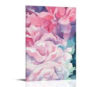ZFHSFZ Georgia O'Keeffe, tela per pittura a olio, decorazione da parete, impermeabile, per bagno, cucina, dormitorio, poster staccabile, nessun residuo, facile da pulire, 50 x 75 cm, con cornice