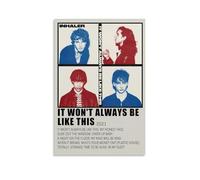 ZFHSFZ Inhaler It Won't Always Be Like This - Panno per pittura a olio, decorazione da parete, impermeabile, per bagno, cucina, dormitorio, poster staccabile, nessun residuo, facile da pulire, 20 x 30