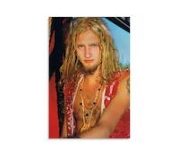 ZFHSFZ Layne Staley, panno per pittura a olio, decorazione da parete, impermeabile, per bagno, cucina, dormitorio, poster staccabile, nessun residuo, facile da pulire, 40 x 60 cm, senza cornice
