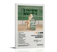 ZFHSFZ Megan Moroney, tela per pittura a olio portafortuna, decorazione da parete, impermeabile, per bagno, cucina, dormitorio, poster staccabile, nessun residuo, facile da pulire, 40 x 60 cm, con