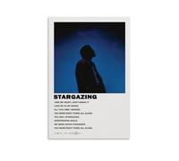 ZFHSFZ Myles Smith, tela per pittura a olio con osservazione delle stelle, decorazione da parete, impermeabile, per bagno, cucina, dormitorio, poster staccabile, nessun residuo, facile da pulire, 20 x