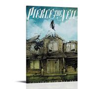 ZFHSFZ Pierce il velo si scontra con il cielo, decorazione da parete, impermeabile, per bagno, cucina, dormitorio, poster staccabile, nessun residuo, facile da pulire, 60 x 90 cm, stile cornice
