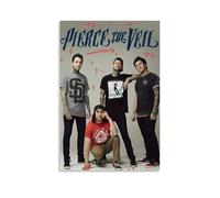 ZFHSFZ Pierce The Veil, tela per pittura a olio, decorazione da parete, impermeabile, per bagno, cucina, dormitorio, poster staccabile, nessun residuo, facile da pulire, 60 x 90 cm, senza cornice