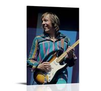 ZFHSFZ Robin Trower, panno per pittura a olio, decorazione da parete, impermeabile, per bagno, cucina, dormitorio, poster staccabile, nessun residuo, facile da pulire, 30 x 45 cm, con cornice