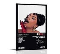 ZFHSFZ Tela decorativa da parete con motivo Mariah The Scientist to Be Eaten Alive, impermeabile, per bagno, cucina, dormitorio, staccabile, nessun residuo, facile da pulire, 20 x 30 cm, stile cornice