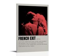 ZFHSFZ Tela per pittura a olio con scritta "TV Girl", decorazione da parete, impermeabile, per bagno, cucina, dormitorio, poster staccabile, nessun residuo, facile da pulire, 50 x 75 cm, con cornice