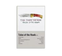 ZFHSFZ The Front Bottoms - Tela per pittura a olio con artiglio del falco, decorazione da parete, impermeabile, per bagno, cucina, dormitorio, poster staccabile, nessun residuo, facile da pulire, 40 x